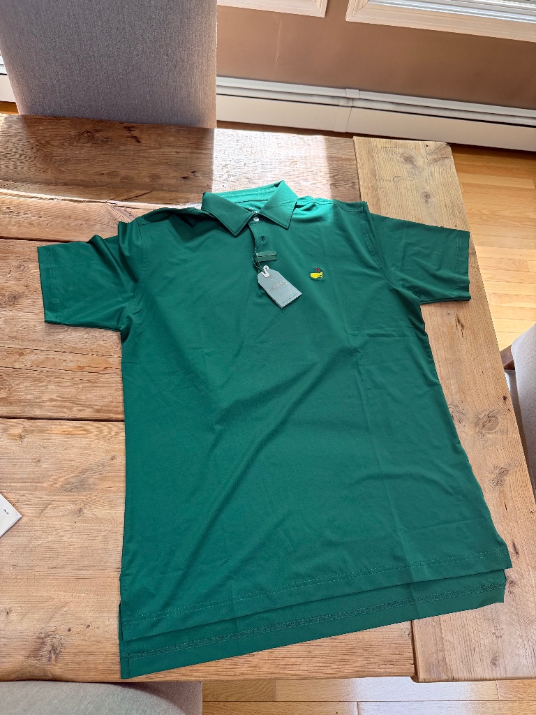 Masters Green Golf Shirt
